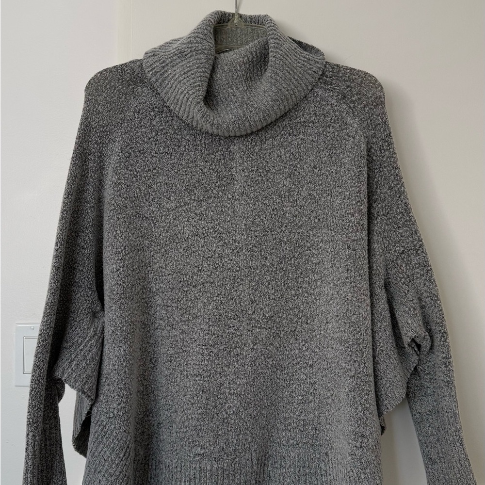 Elegant Charcoal Turtleneck Sweater